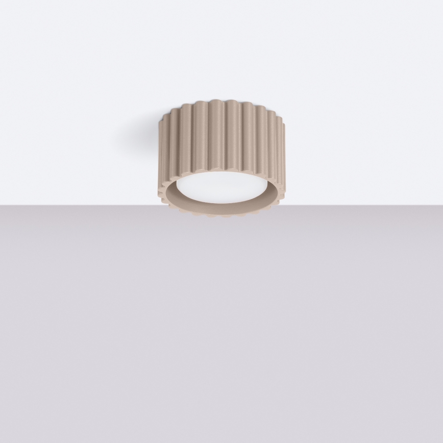 Σποτ φωτιστικό AURA 1xGX53/10W/230V, Ø 10 cm, σε απόχρωση taupe