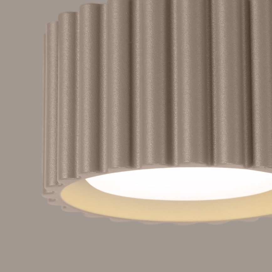 Σποτ φωτιστικό AURA 1xGX53/10W/230V, Ø 10 cm, σε απόχρωση taupe