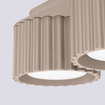 Σποτ φωτιστικό AURA 2xGX53/10W/230V τάουπ