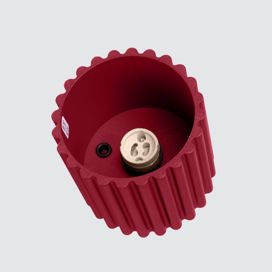 Σποτ φωτιστικό AURA 1xGU10/10W/230V διάμ. 10 εκ. κόκκινο