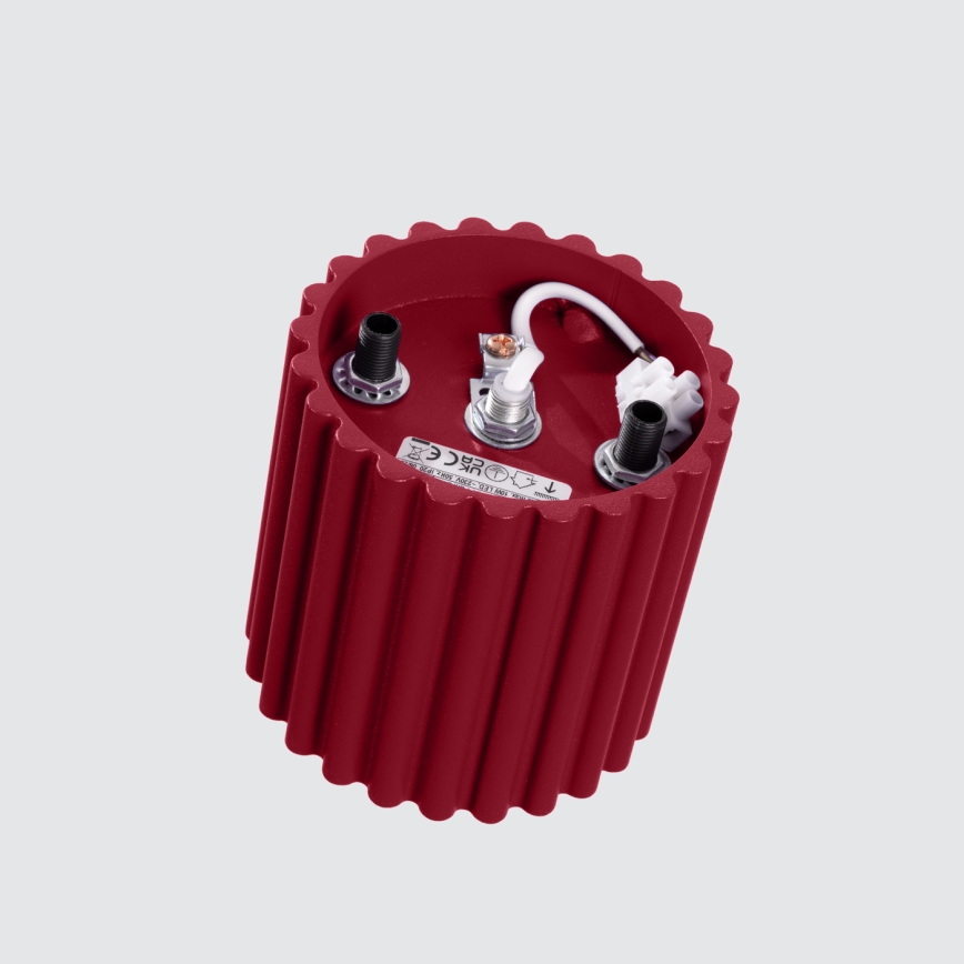 Σποτ φωτιστικό AURA 1xGU10/10W/230V διάμ. 10 εκ. κόκκινο
