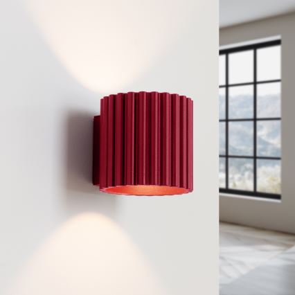 Επιτοίχιο φωτιστικό AURA 1xG9/10W/230V κόκκινο