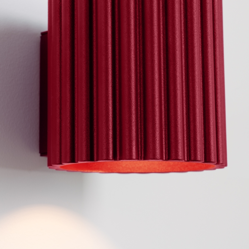 Επιτοίχιο φωτιστικό AURA 1xG9/10W/230V κόκκινο