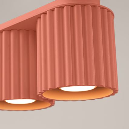 Φωτιστικό σποτ AURA 2xGU10/10W/230V ροζ