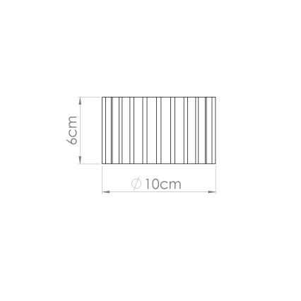 Φωτιστικό σποτ AURA 1xGX53/10W/230V Ø 10 εκ. ροζ