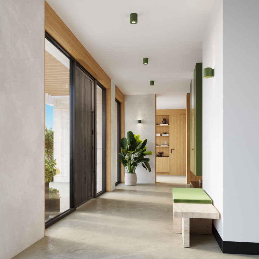 Σποτ φωτιστικό ORBIS 1xGU10/10W/230V σκυρόδεμα/πράσινο