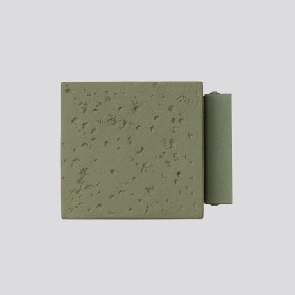 Επιτοίχιο σποτ QUAD 1xG9/8W/230V σκυρόδεμα/πράσινο