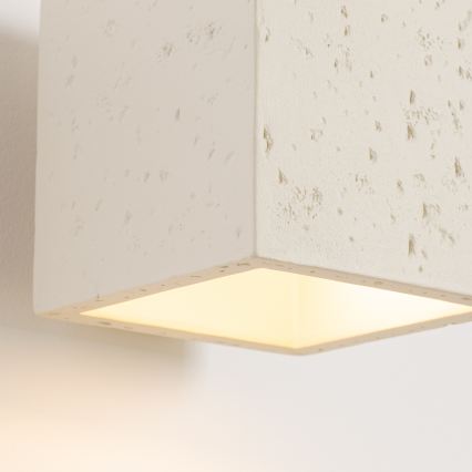 Επιτοίχιο φωτιστικό σποτ QUAD 1xG9/8W/230V, μπετόν/κρεμ