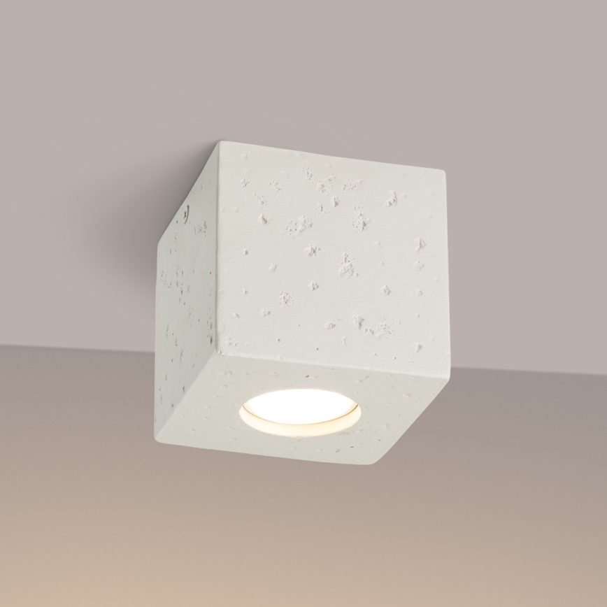 Φωτιστικό σποτ QUAD 1xGU10/10W/230V μπετόν/κρεμ