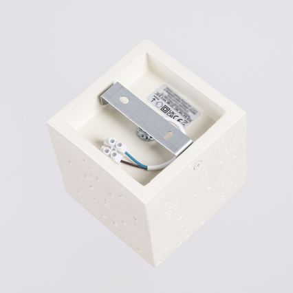 Φωτιστικό σποτ QUAD 1xGU10/10W/230V μπετόν/κρεμ