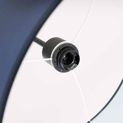 Κρεμαστό φωτιστικό NEVIA με καλώδιο, 1xE27/15W/230V, Ø 40 cm, μπλε