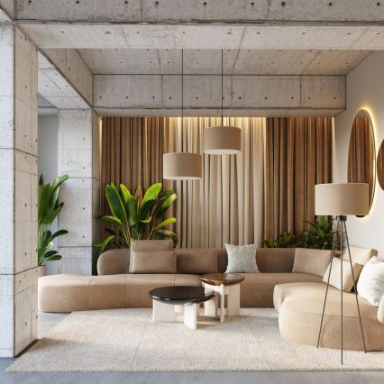 Επιδαπέδιο φωτιστικό NEVIA 1xE27/15W/230V τάουπ