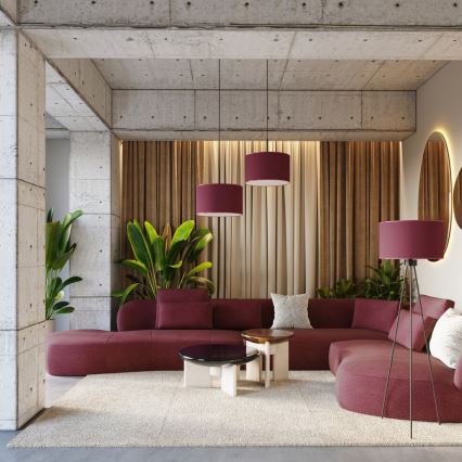 Επιδαπέδιο φωτιστικό NEVIA 1xE27/15W/230V κόκκινο