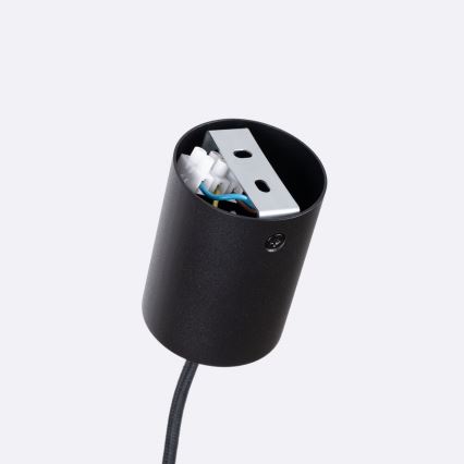 Κρεμαστό φωτιστικό με καλώδιο MULA 1xE27/15W/230V, διάμ. 27 cm, μπλε