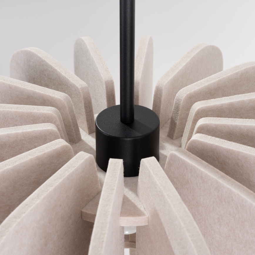 Κρεμαστό φωτιστικό με καλώδιο MULA, 1xE27/15W/230V, Ø 45 εκ., εκρού