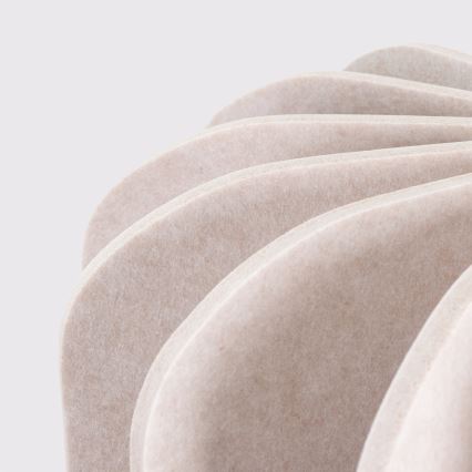 Κρεμαστό φωτιστικό με καλώδιο MULA, 1xE27/15W/230V, Ø 45 εκ., εκρού