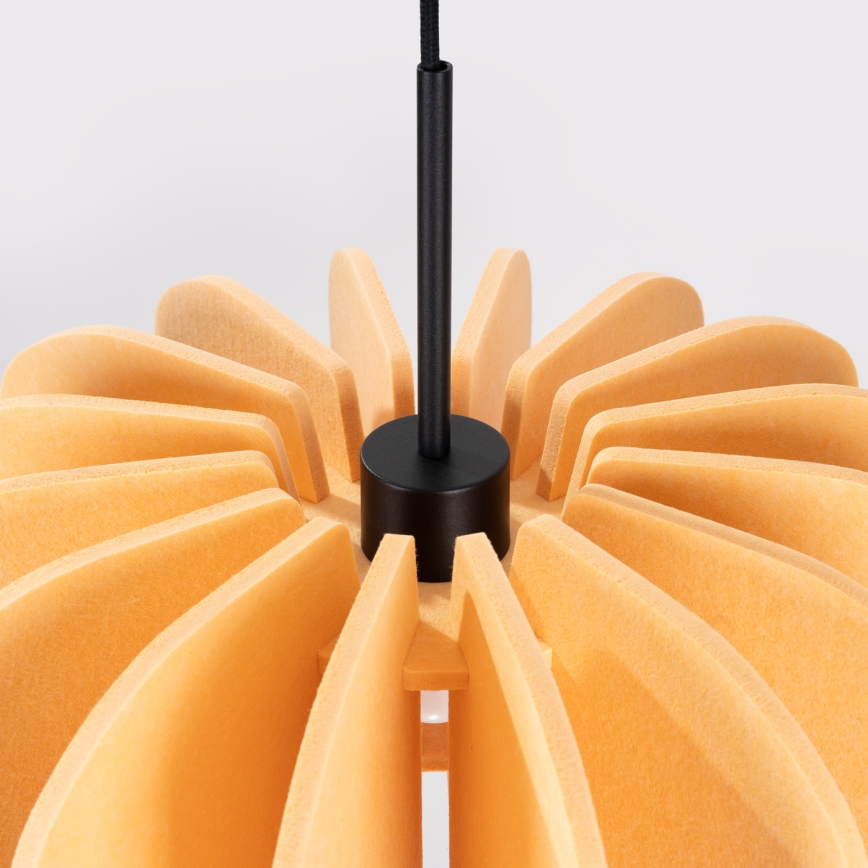 Κρεμαστό φωτιστικό σε καλώδιο MULA 1xE27/15W/230V Ø 45 εκ. κίτρινο