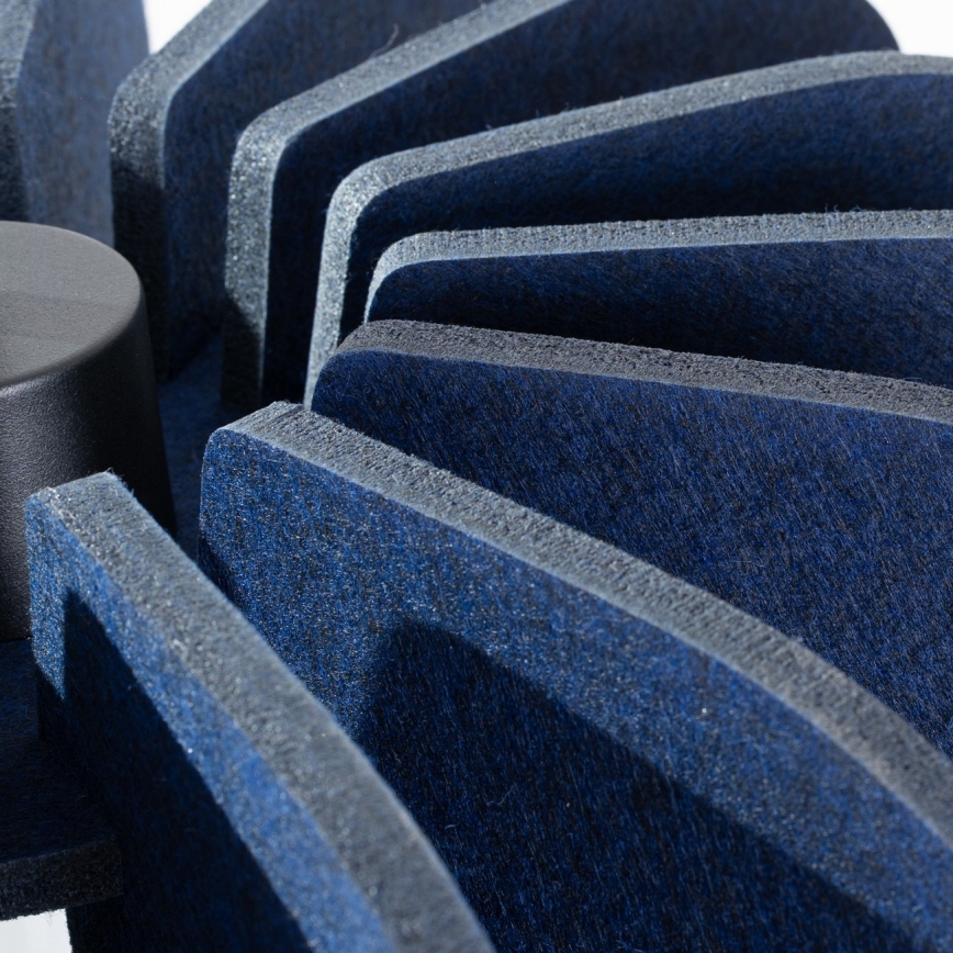 Κρεμαστό φωτιστικό με καλώδιο MULA 1xE27/15W/230V Ø 45 cm μπλε