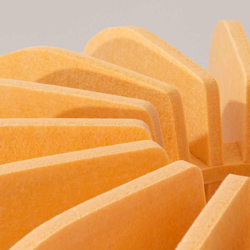 Επιδαπέδιο φωτιστικό MULA 1xE27/15W/230V κίτρινο