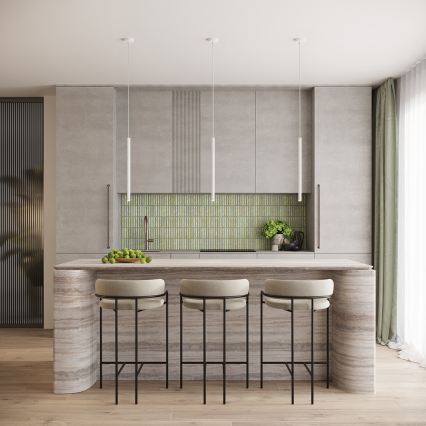 Κρεμαστό φωτιστικό με καλώδιο ARCHE 2xG9/8W/230V λευκό