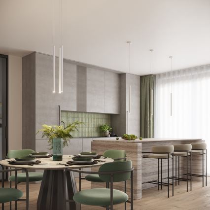 Κρεμαστό φωτιστικό με καλώδιο ARCHE 2xG9/8W/230V λευκό