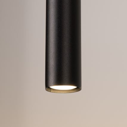 Κρεμαστό φωτιστικό με καλώδιο LAGOS 2xGU10/10W/230V μαύρο