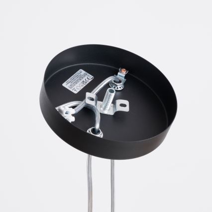 Κρεμαστό φωτιστικό με καλώδιο LAGOS 2xGU10/10W/230V μαύρο