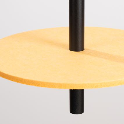 Κρεμαστό φωτιστικό με καλώδιο FELTRO 1xG9/8W/230V μαύρο/κίτρινο