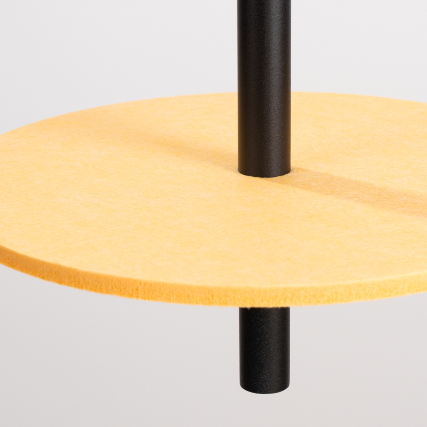 Κρεμαστό φωτιστικό με καλώδιο FELTRO 1xG9/8W/230V μαύρο/κίτρινο