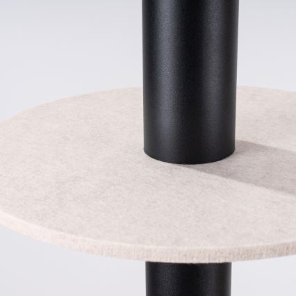 Κρεμαστό φωτιστικό με καλώδιο PELTA 1xGU10/10W/230V μαύρο/κρεμ