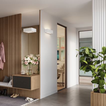 Επιτοίχιο φωτιστικό RIGATA 1xE27/15W/230V κεραμικό/λευκό