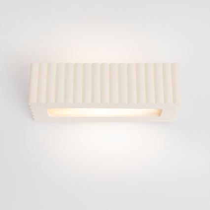 Επιτοίχιο φωτιστικό RIGATA 1xE27/15W/230V κεραμικό/λευκό