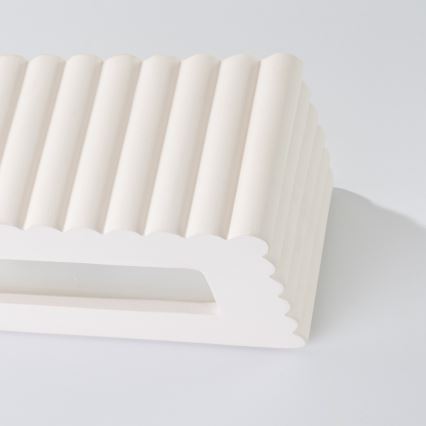 Επιτοίχιο φωτιστικό RIGATA 1xE27/15W/230V κεραμικό/λευκό