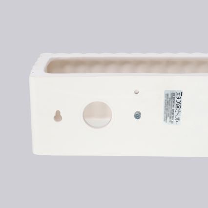 Επιτοίχιο φωτιστικό RIGATA 1xE27/15W/230V κεραμικό/λευκό