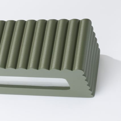 Επιτοίχιο φωτιστικό RIGATA 1xE27/15W/230V κεραμικό/πράσινο