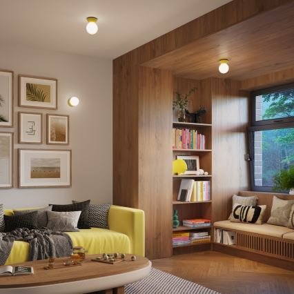 Επιτοίχιο φωτιστικό μπάνιου ZORI 1xG9/8W/230V IP44 κίτρινο