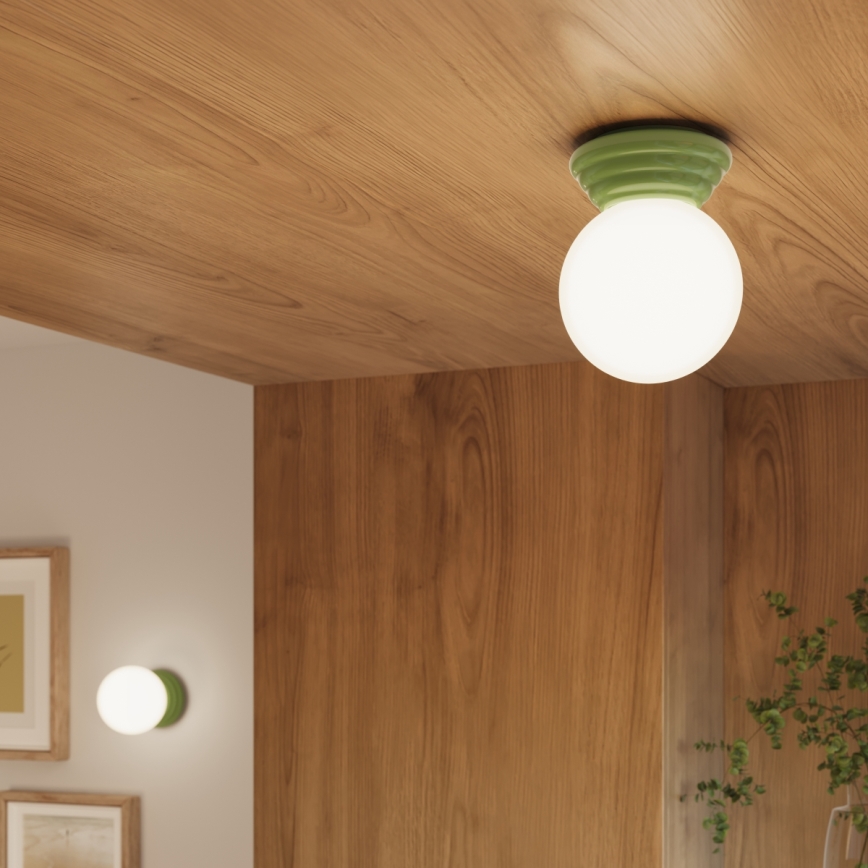 Επιτοίχιο φωτιστικό μπάνιου ZORI 1xG9/8W/230V IP44 πράσινο