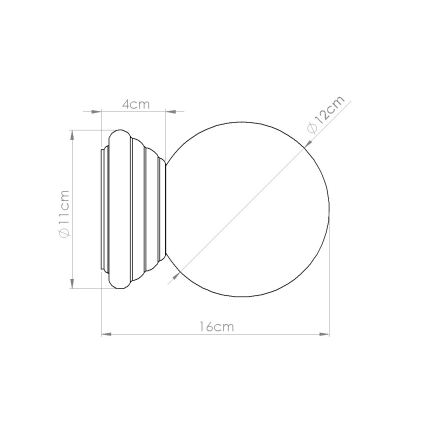 Επιτοίχιο φωτιστικό μπάνιου ZORI 1xG9/8W/230V IP44 πράσινο