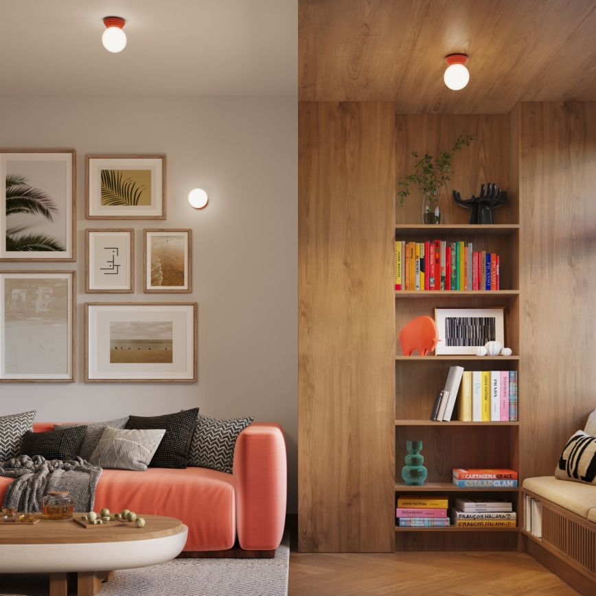 Επιτοίχιο φωτιστικό μπάνιου ZORI 1xG9/8W/230V IP44 ροζ