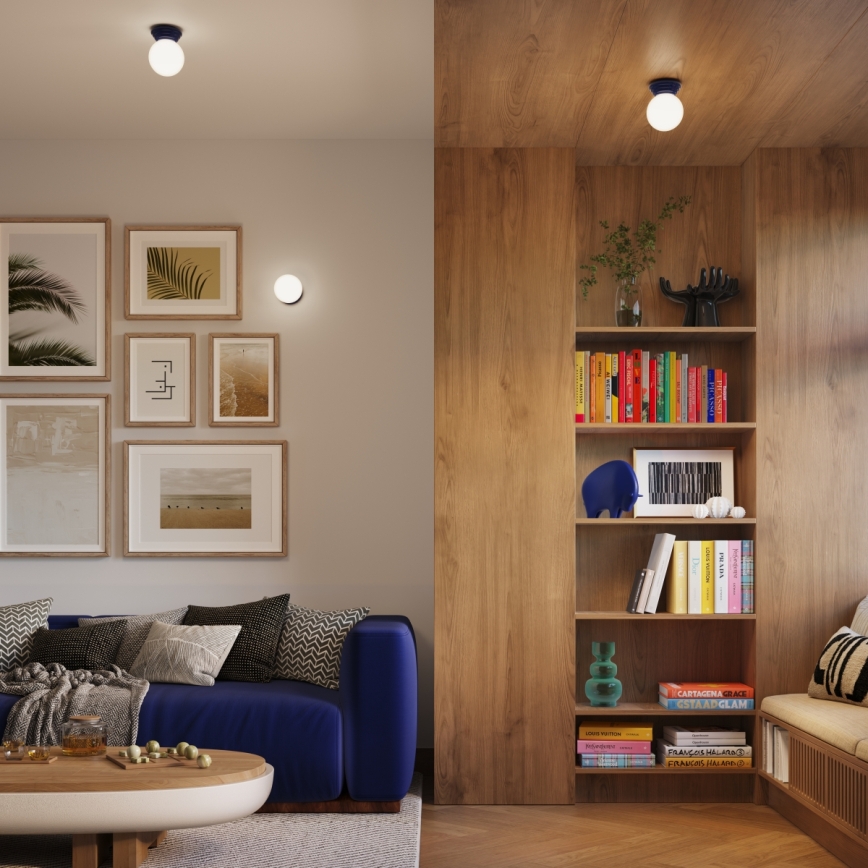 Επιτοίχιο φωτιστικό μπάνιου ZORI 1xG9/8W/230V IP44 μπλε