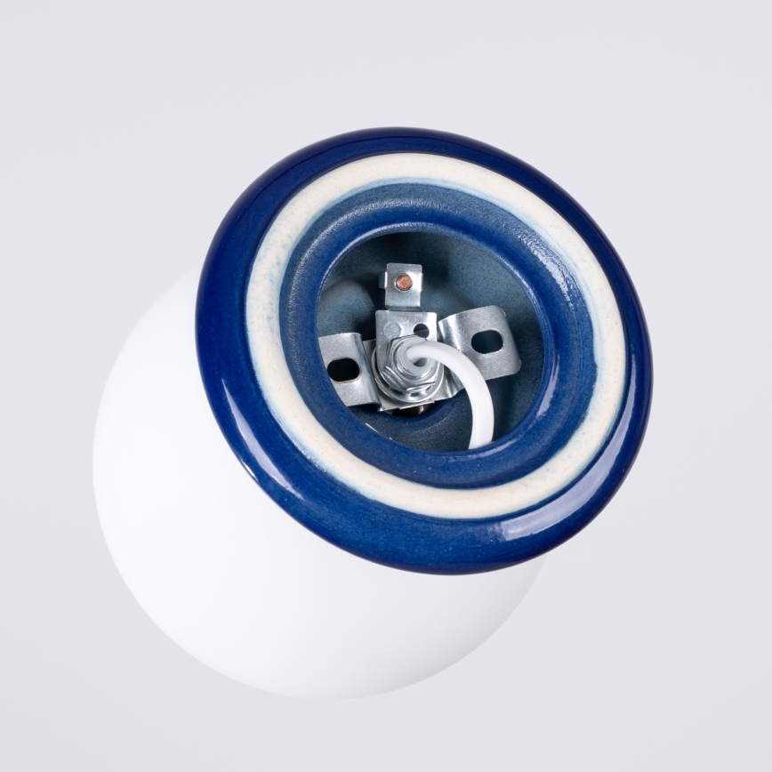 Επιτοίχιο φωτιστικό μπάνιου ZORI 1xG9/8W/230V IP44 μπλε