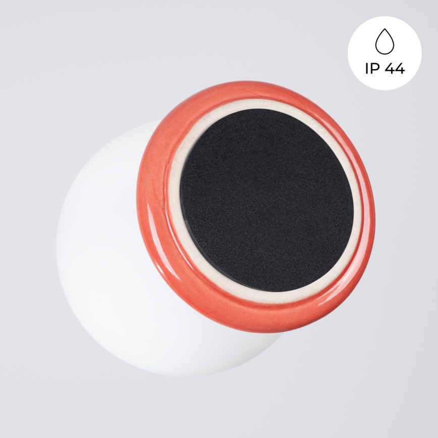 Φωτιστικό οροφής μπάνιου ZORI 1xG9/8W/230V Ø 12 cm IP44 ροζ