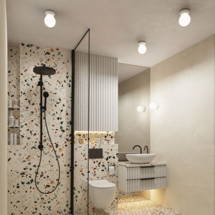 Φωτιστικό οροφής μπάνιου ZORI 1xG9/8W/230V Ø 12 εκ. IP44 λευκό