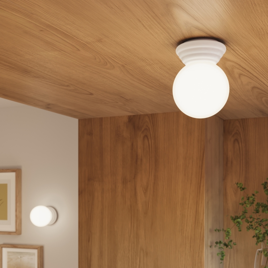 Φωτιστικό οροφής μπάνιου ZORI 1xG9/8W/230V Ø 12 εκ. IP44 λευκό