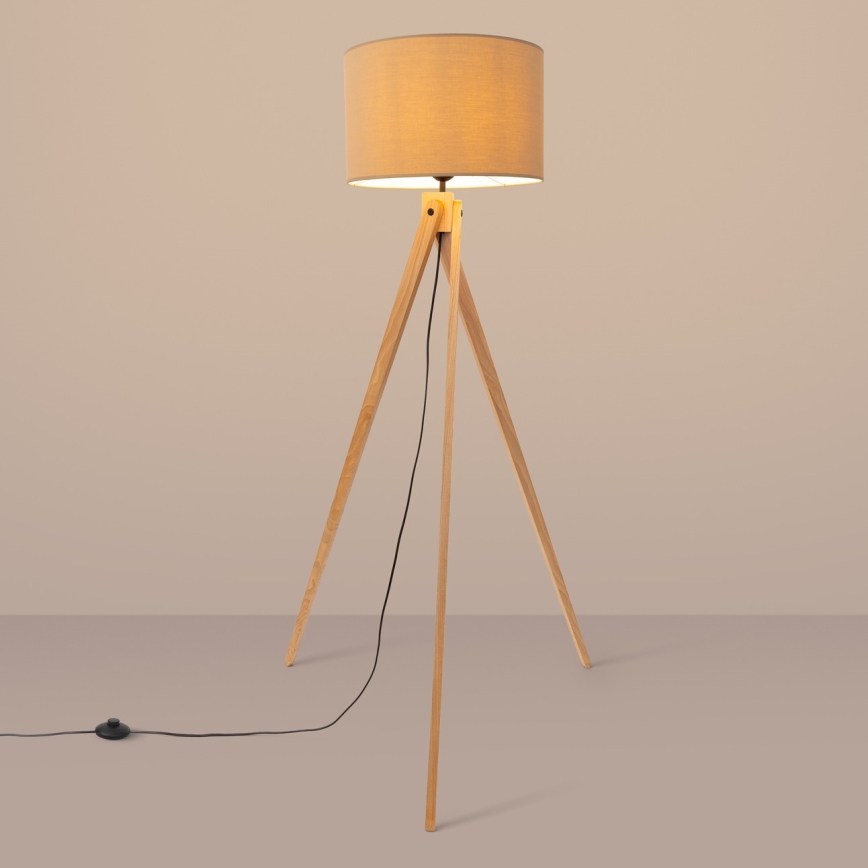 Επιδαπέδιο φωτιστικό NATT 1xE27/15W/230V σε απόχρωση ταουπ