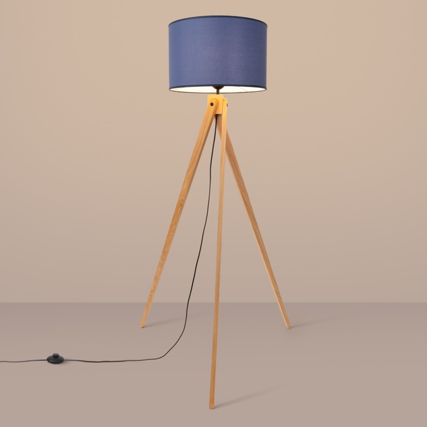 Φωτιστικό δαπέδου NATT 1xE27/15W/230V μπλε