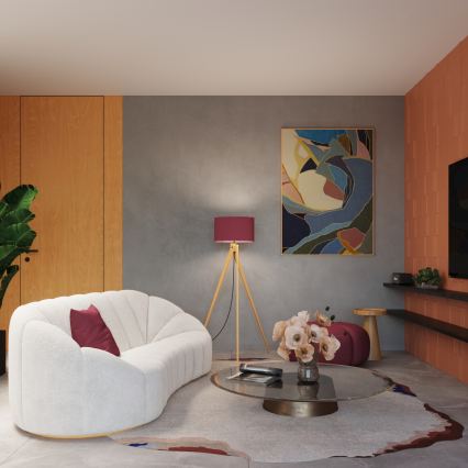 Επιδαπέδιο φωτιστικό NATT 1xE27/15W/230V κόκκινο