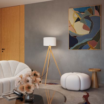 Επιδαπέδιο φωτιστικό NATT 1xE27/15W/230V λευκό