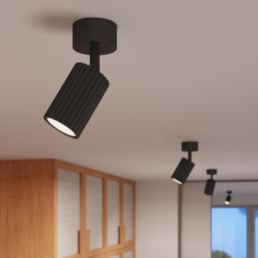 Φωτιστικό σποτ KARBON 1xGU10/10W/230V μαύρο