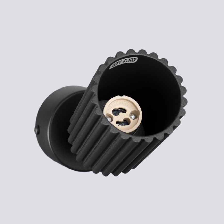 Φωτιστικό σποτ KARBON 1xGU10/10W/230V μαύρο